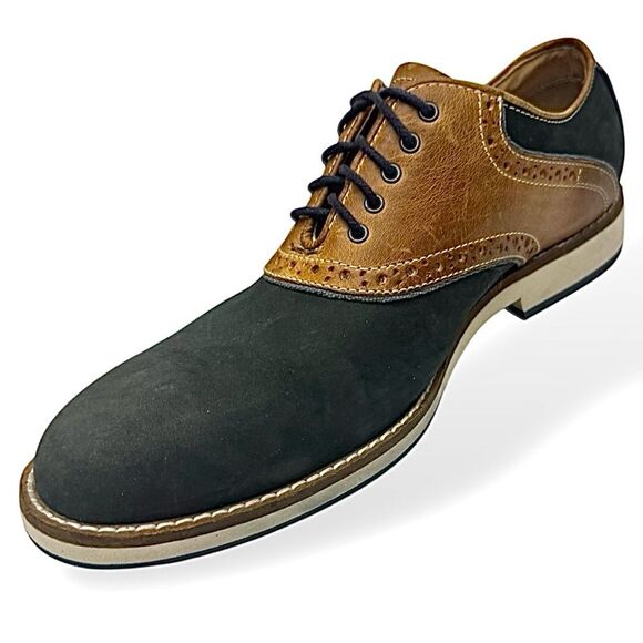 J Murphy Mens Blue-Brown Nubuck-Leather Size 9.5 Medium Pre-Owned main image 8